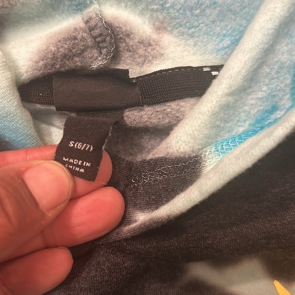 Art Class l Tie Dye Pullover Hoodie With Golden Daze Sun Graphic. Size 6/7 - Picture 3 of 4